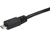 USB-A till USB Micro-B kabel 3m (svart) USB-kablar