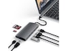 Satechi MultiPort 4K Docking V2 (rymdgrå) Dockningsstation och USB-hub