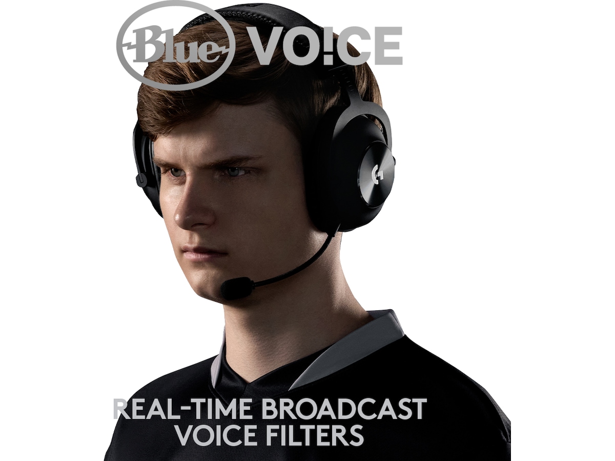 Logitech PRO X LIGHTSPEED Trådlöst Gaming Headset (svart) Gamingheadset