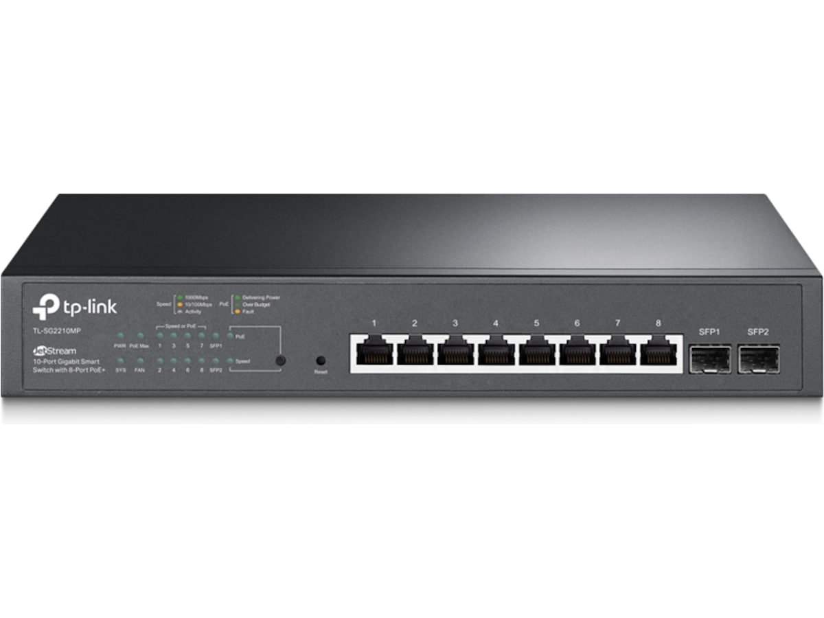 TP-Link TL-SG2210MP PoE+ Switch 10P Switchar