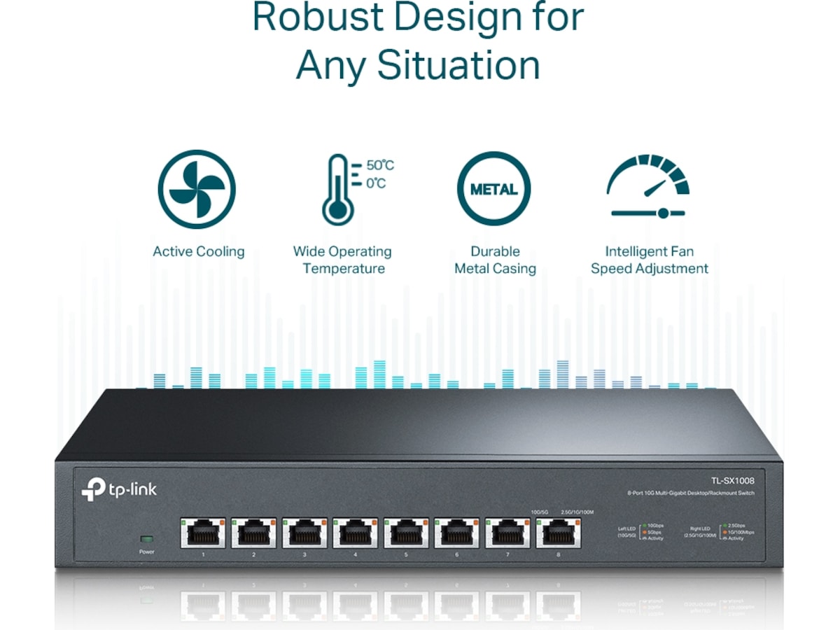 TP-Link TL-SX1008 8-Port 10G Switch Switchar