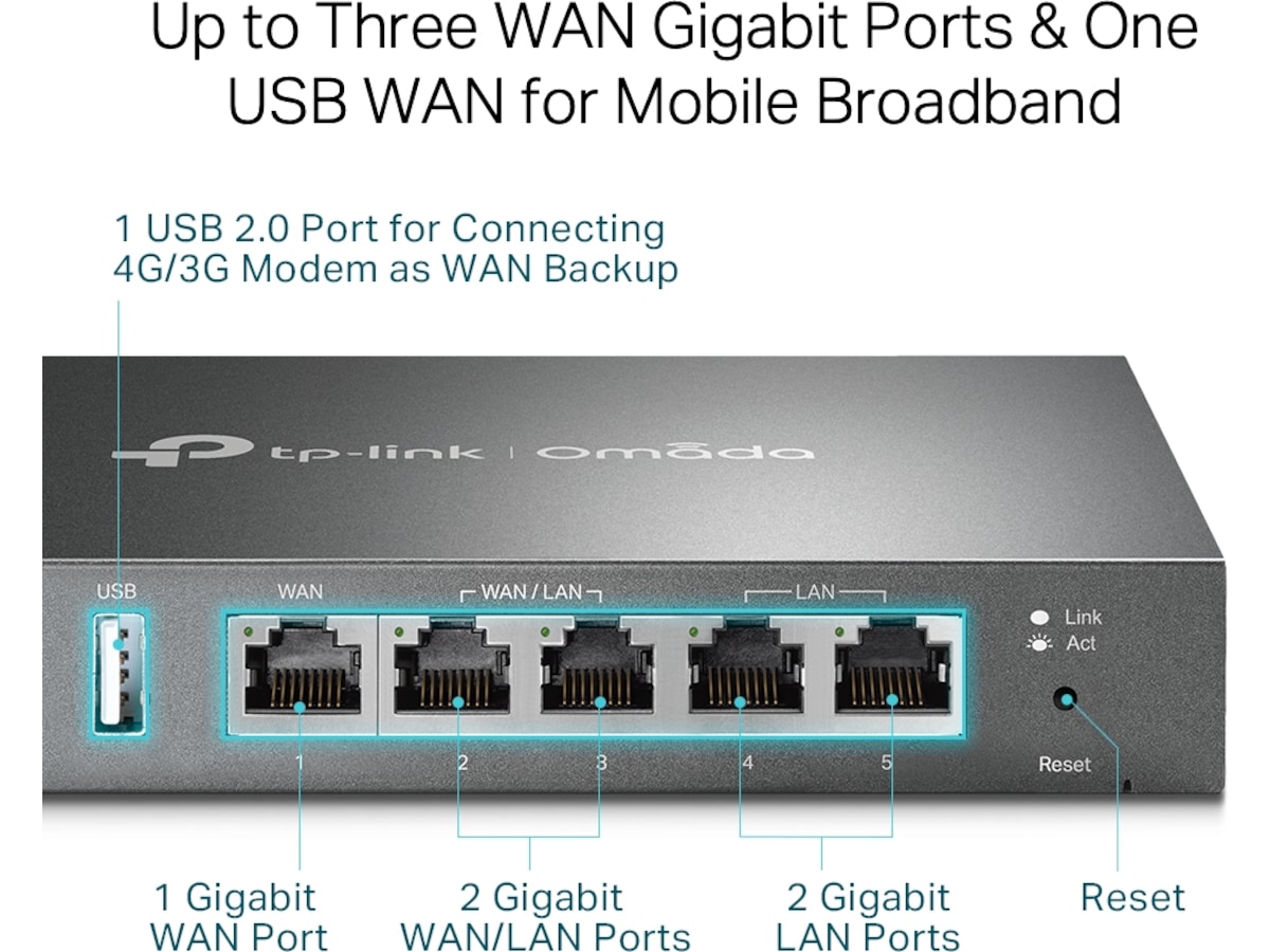 TP-Link ER605 V2 Omada Gigabit VPN Router Router