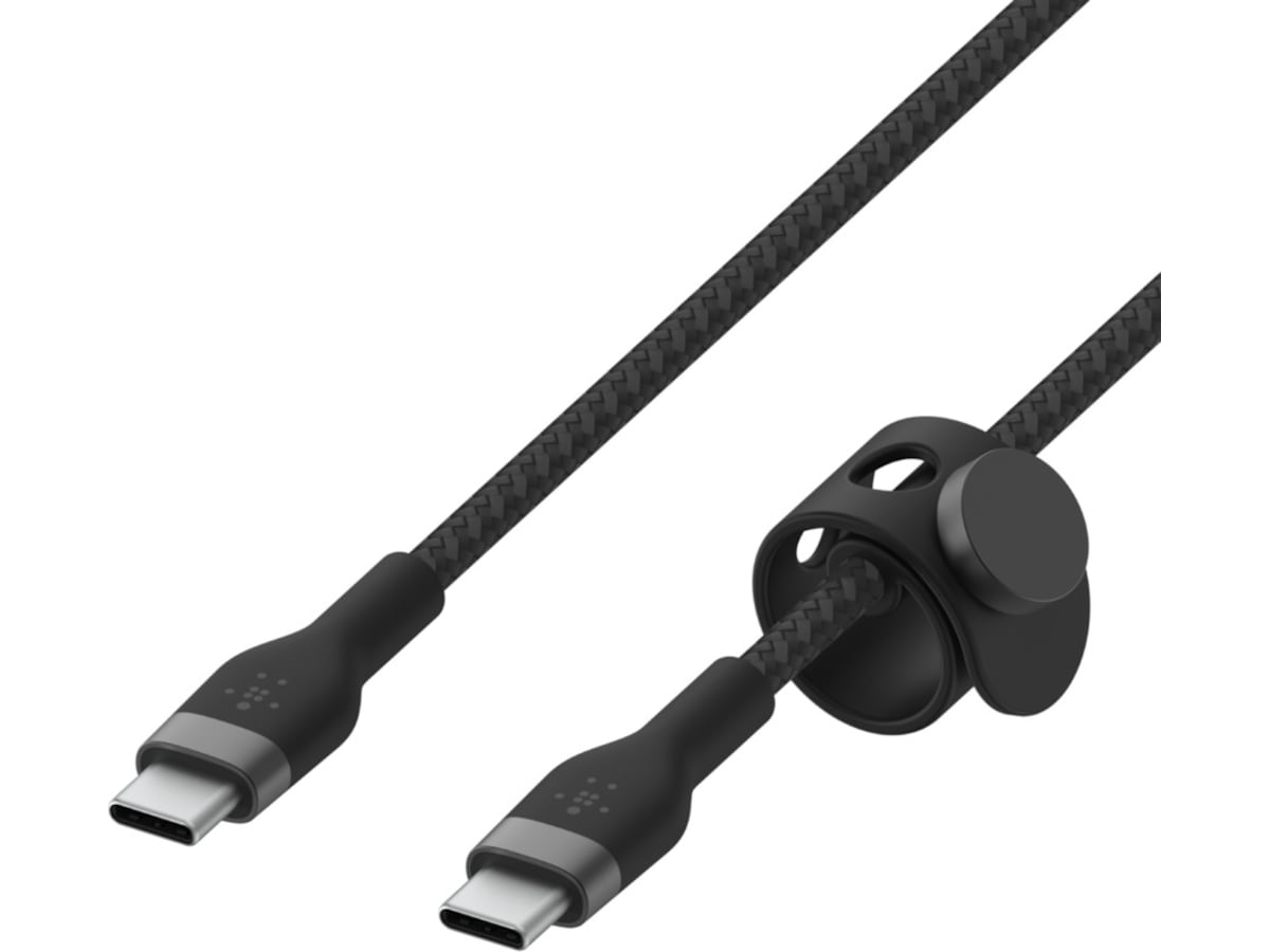 Belkin USB-C till USB-C kabel 3m (svart) USB-kablar