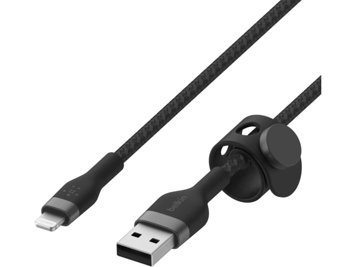 Belkin USB-A till Lightning kabel 1m (svart) USB-kablar