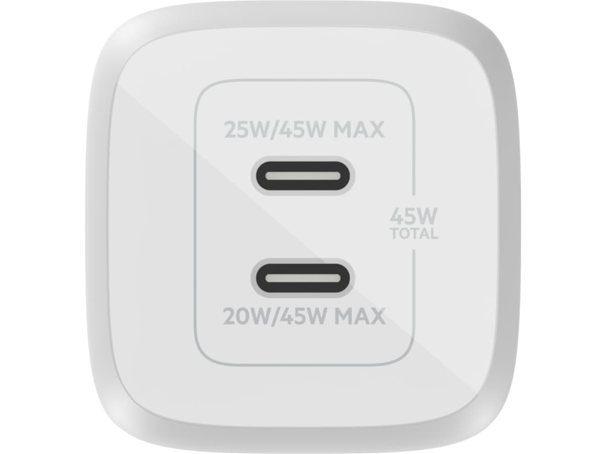 Belkin BOOST CHARGE 45W Väggladdare (vit) Mobilladdare