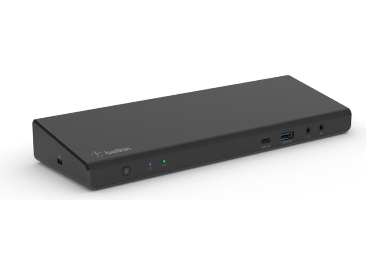 Belkin Connect USB-C Triple Display Docking (svart) Dockningsstation och USB-hub