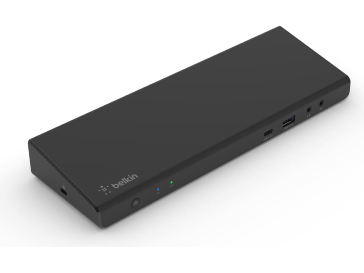 Belkin Connect USB-C Triple Display Docking (svart) Dockningsstation och USB-hub