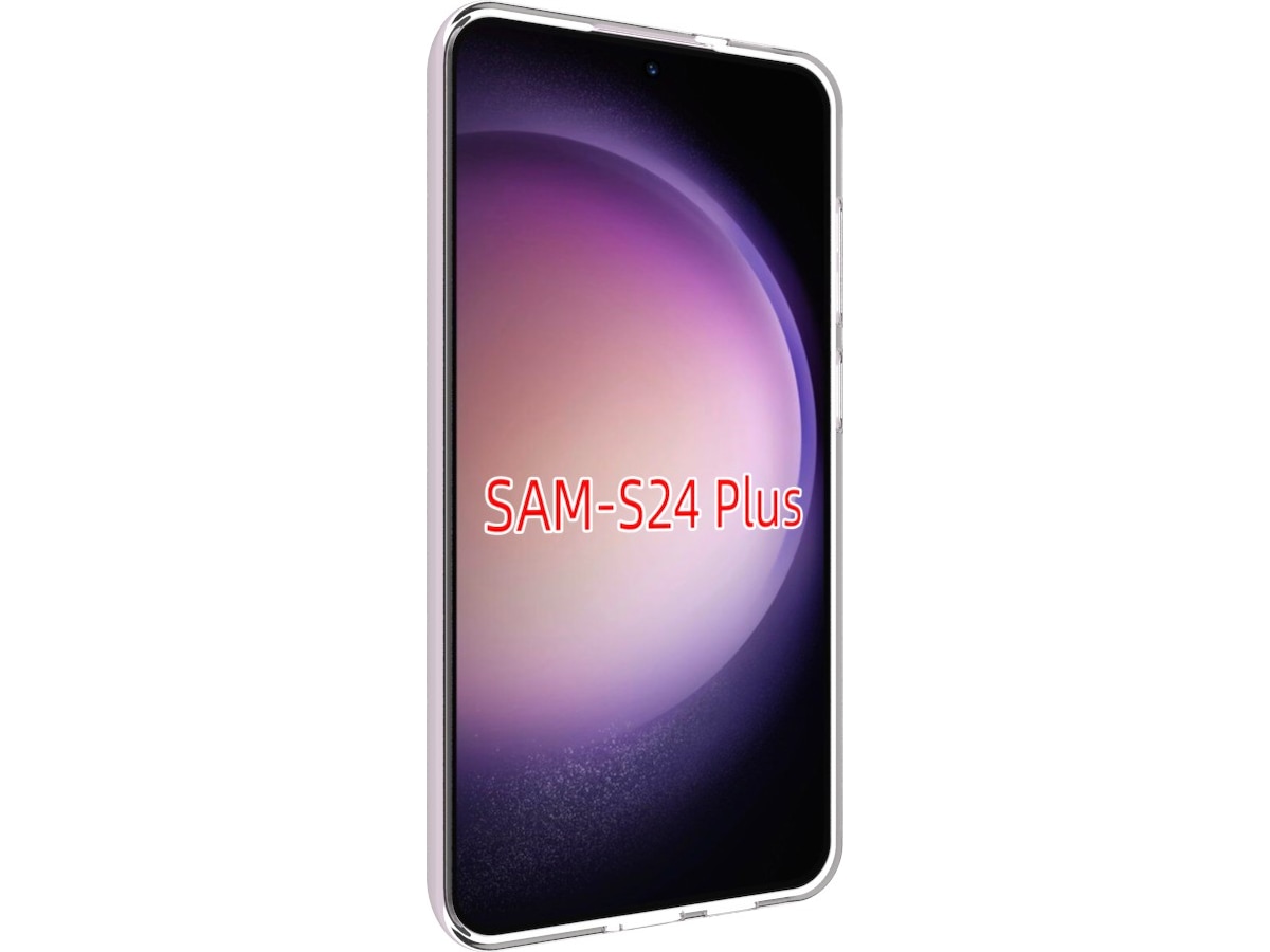 iiglo Galaxy S24+ Silikonskydd (transparent) Mobilskal