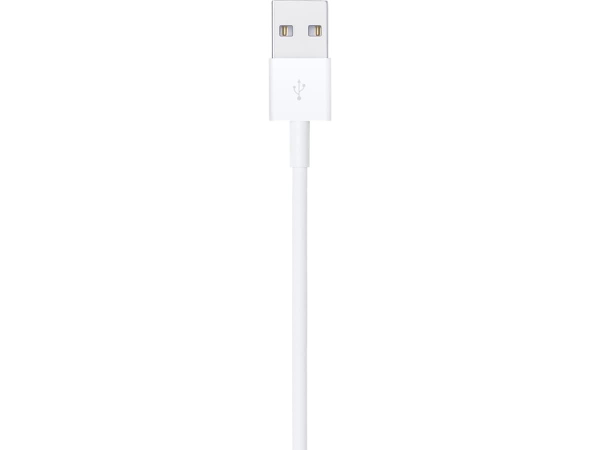 Apple USB-A till lightning-kabel 1m (vit) USB-kablar