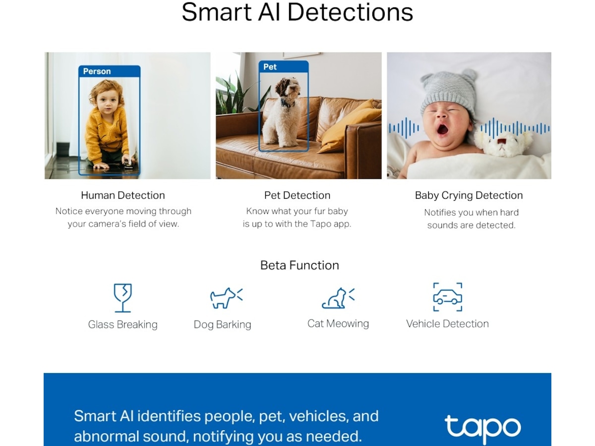 TP-Link Tapo C220 inomhus övervakningskamera Övervakningskamera