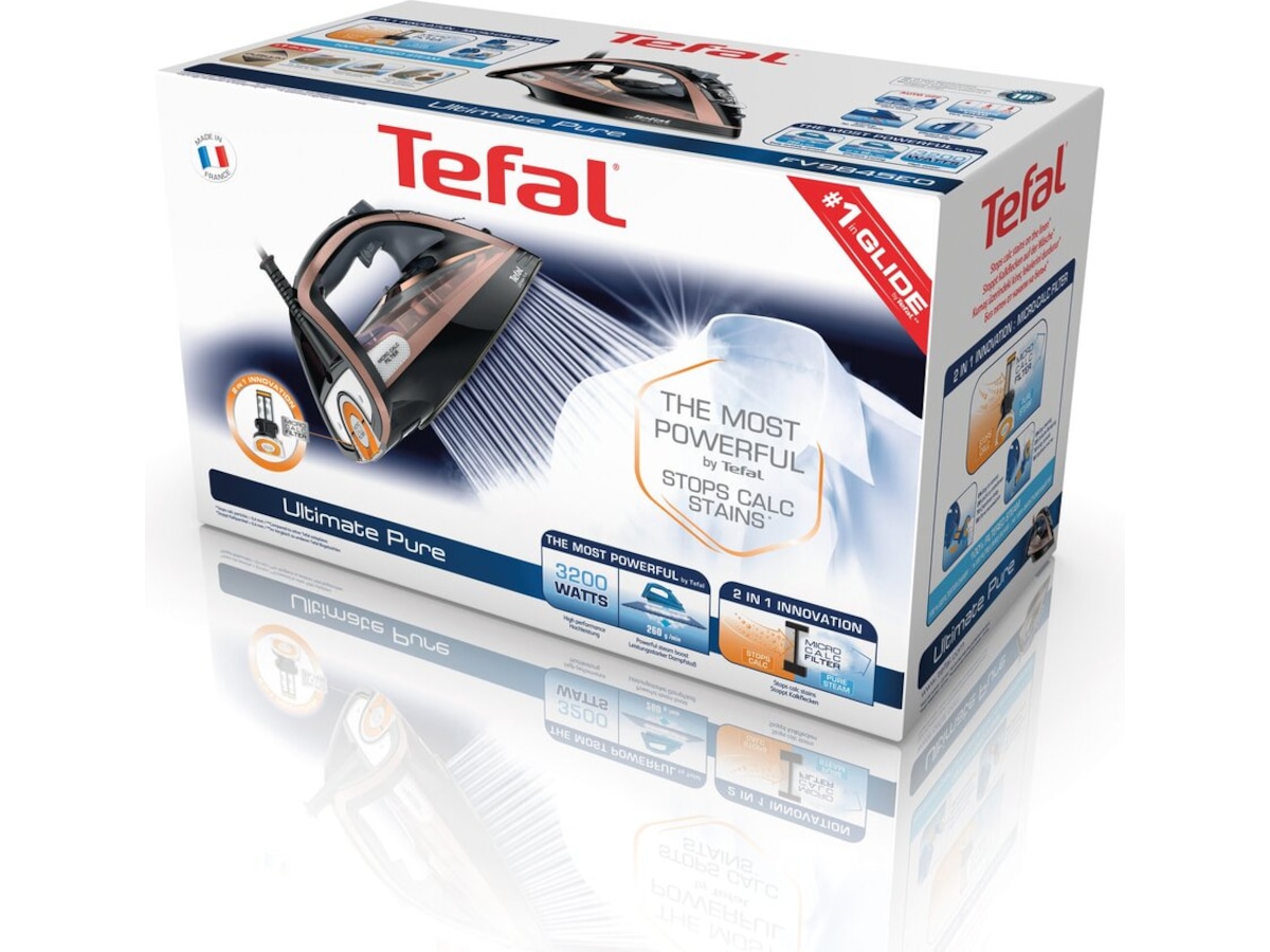 Tefal Ultimate Pure FV9845E0 strykjärn Strykjärn