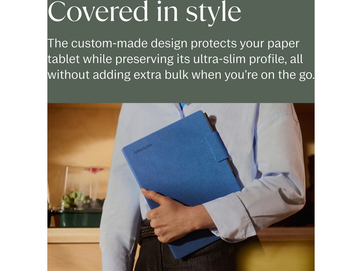 reMarkable Paper Pro Book Folio (kobolt) Digitala anteckningsblock och tillbehör