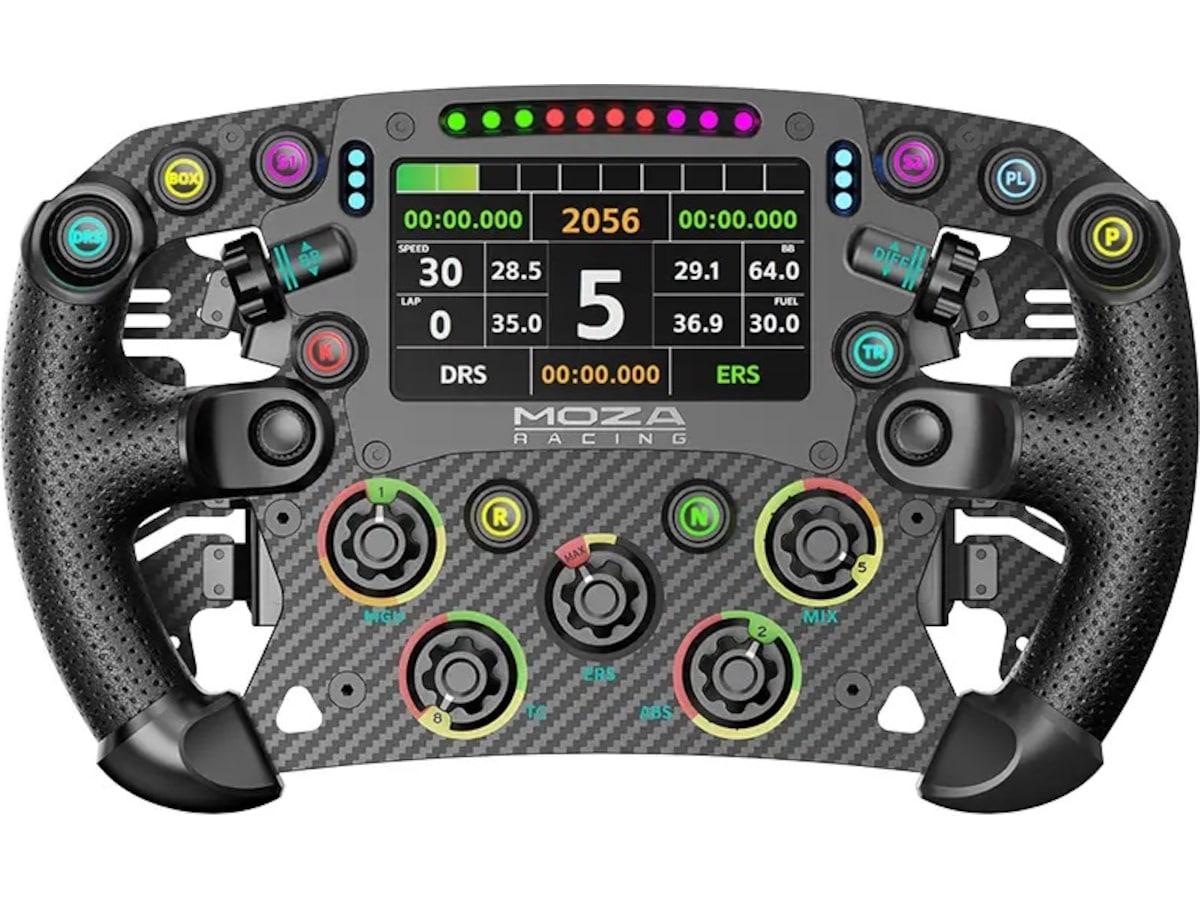 MOZA FSR2 Formula Wheel Ratt och pedaler