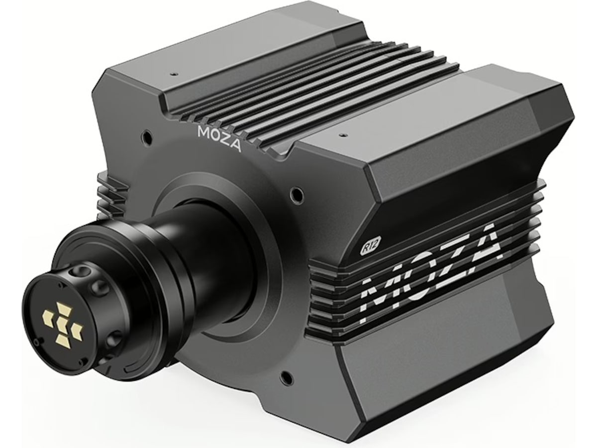 MOZA R12 V2 Direct Drive Wheelbase Ratt och pedaler