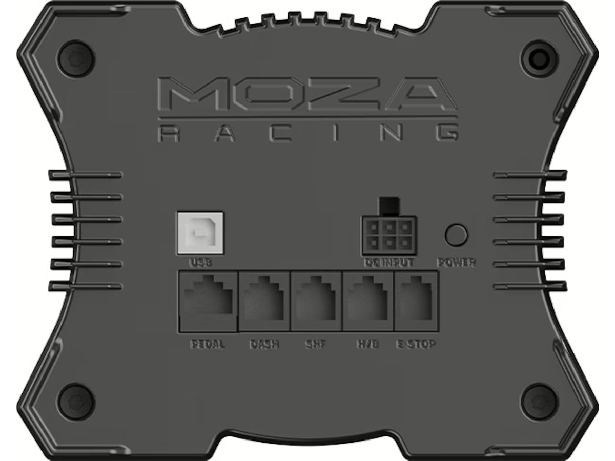 MOZA R12 V2 Direct Drive Wheelbase Ratt och pedaler