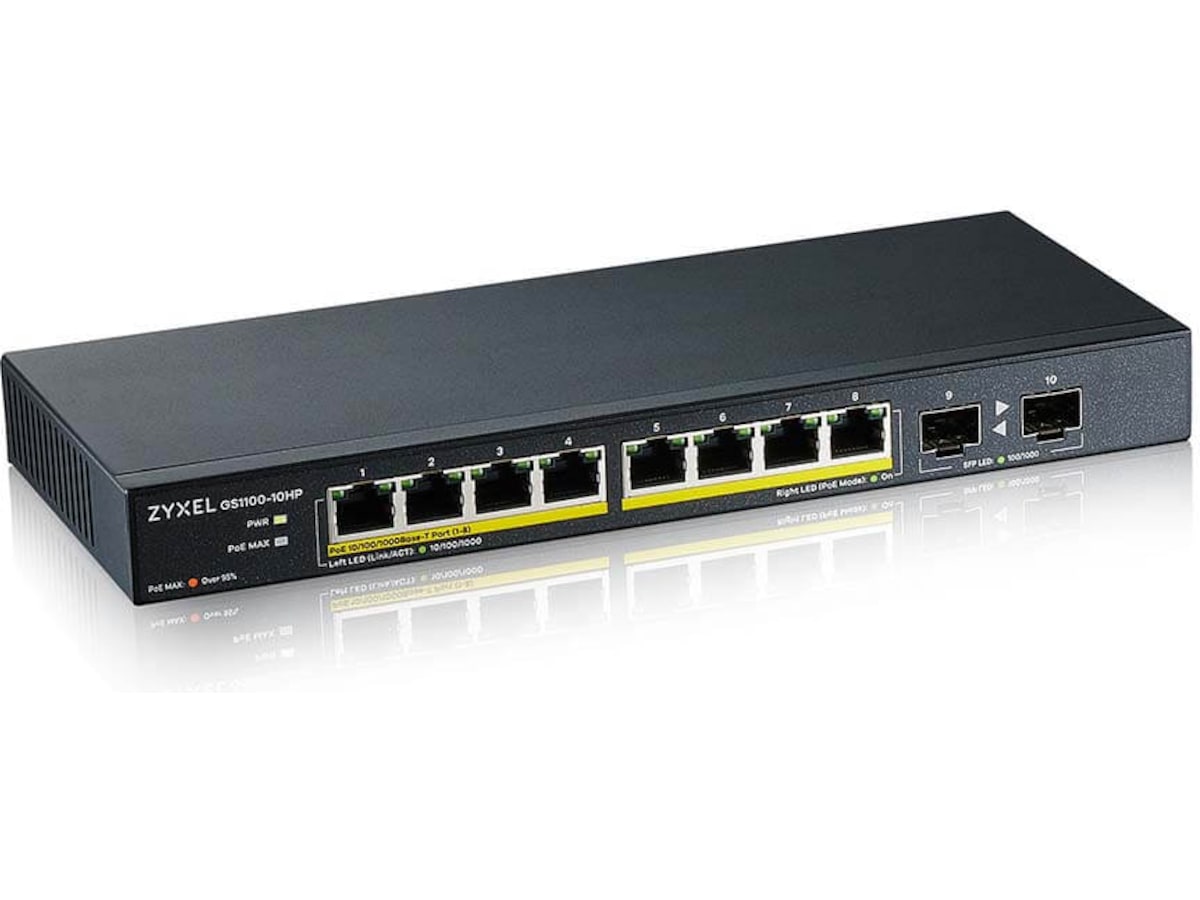 Zyxel Switch GS1100-10HP Switchar
