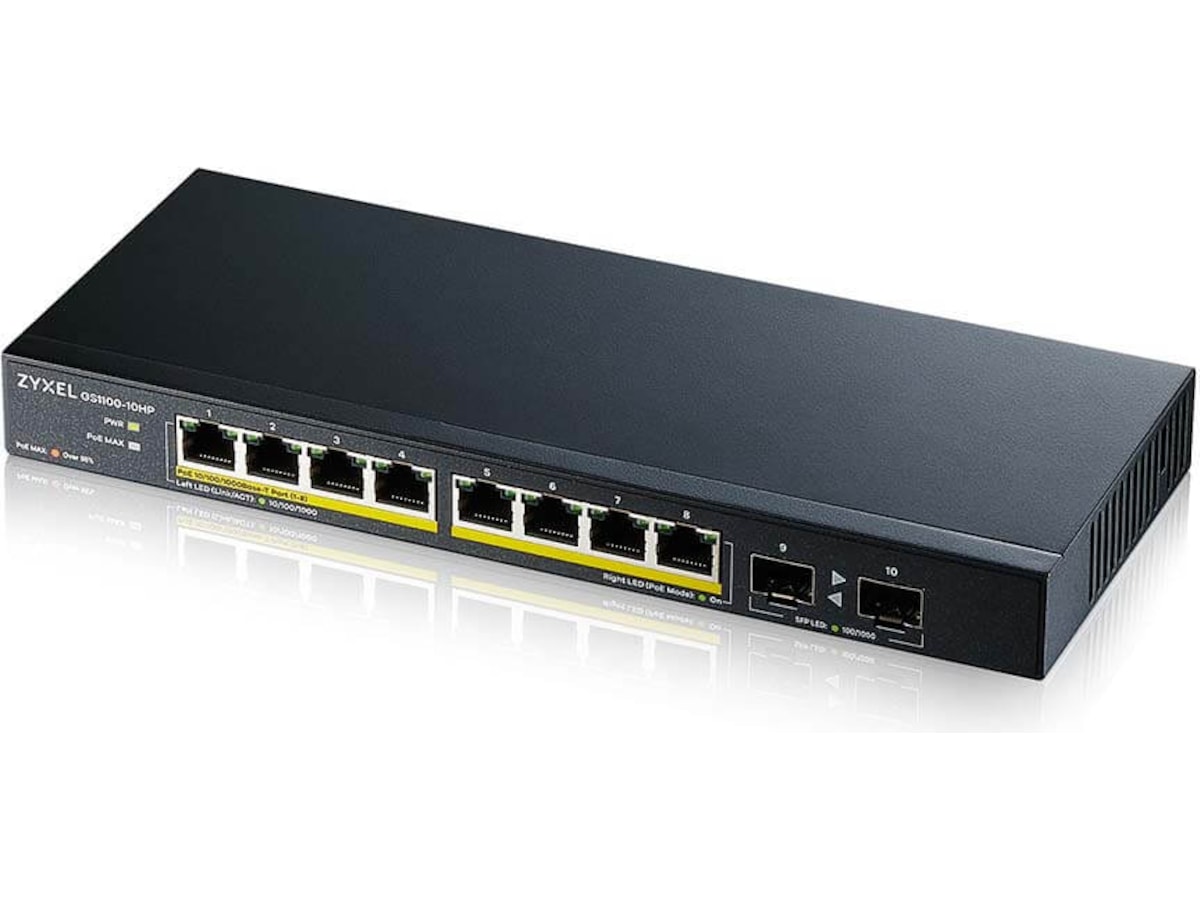 Zyxel Switch GS1100-10HP Switchar