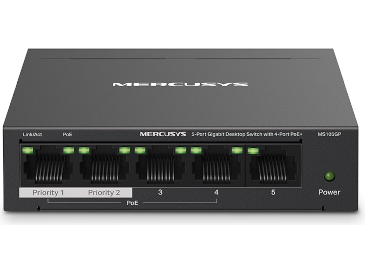 Mercusys  MS105GP 5-Port Gigabit Switch Switchar