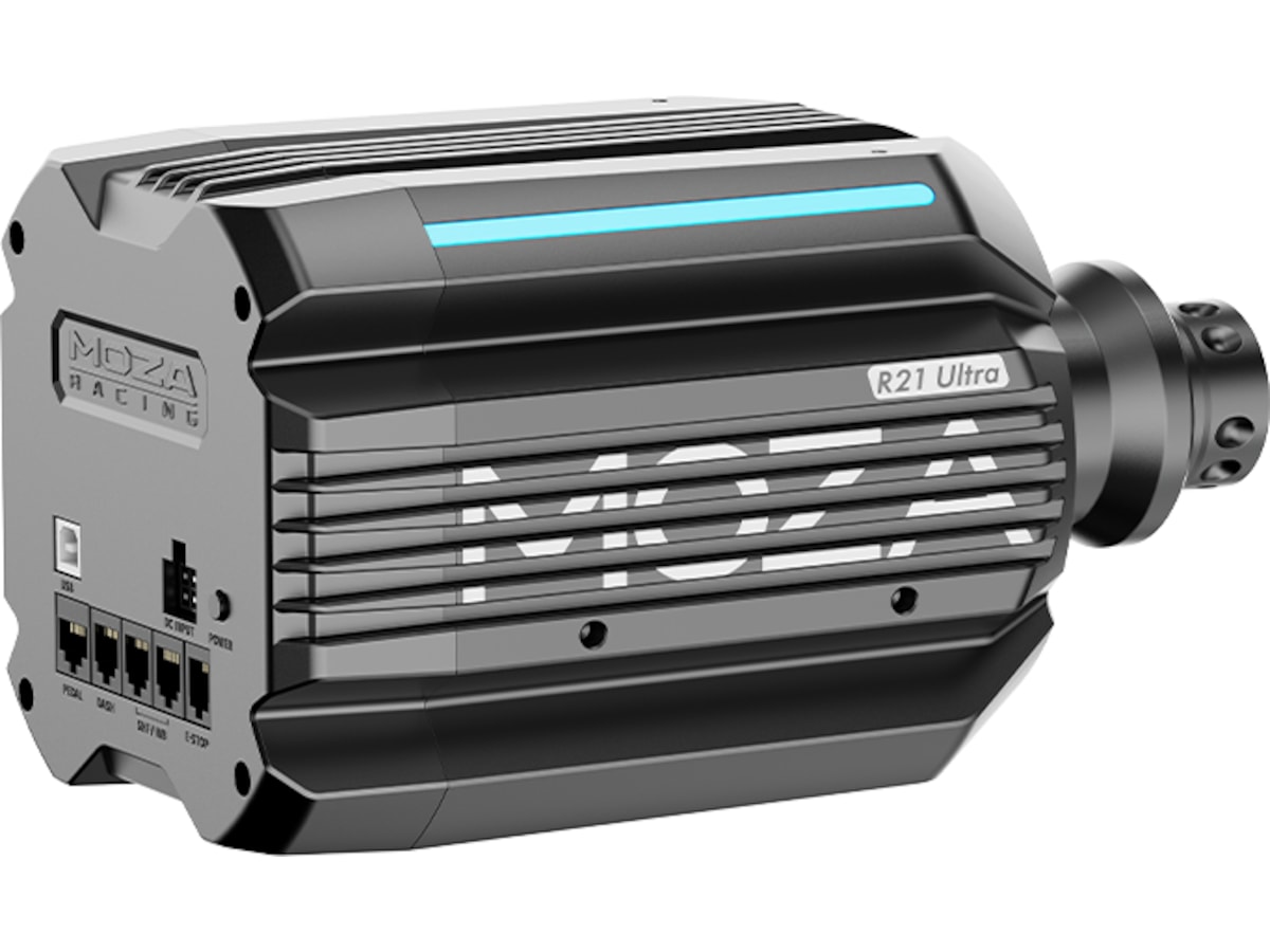 MOZA R21 Ultra DD Hjulbas Ratt och pedaler