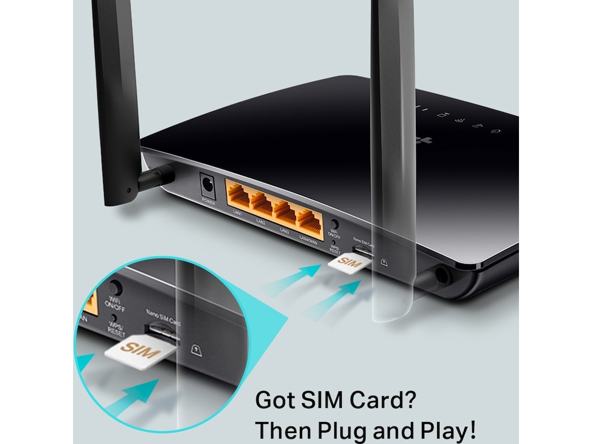 TP-Link Archer MR200 4G-Router Mobilt bredband