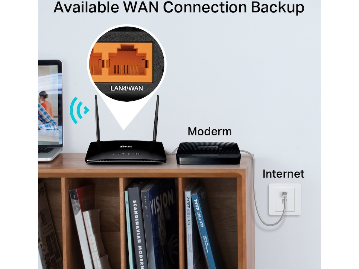 TP-Link Archer MR200 4G-Router Mobilt bredband