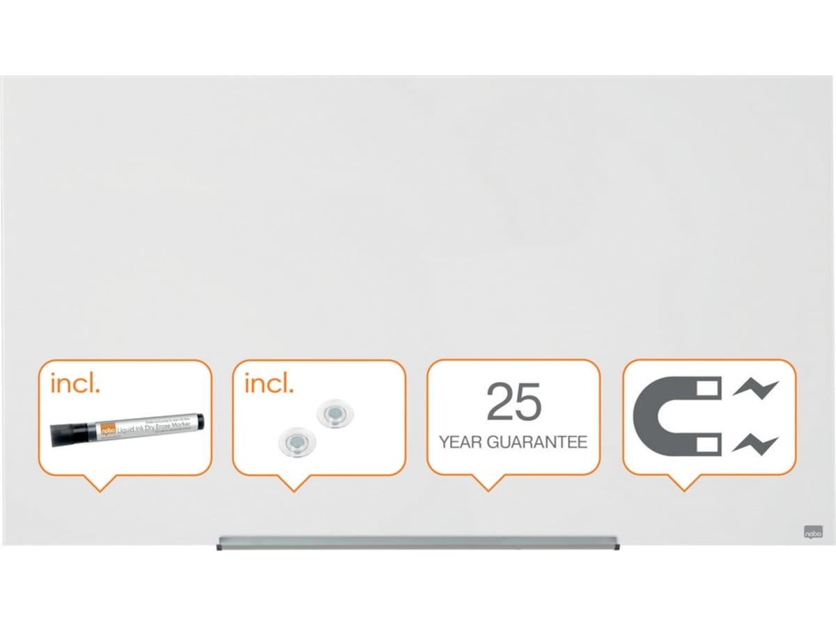 Nobo Whiteboard Glas Widescreen 57" Glasstavlor