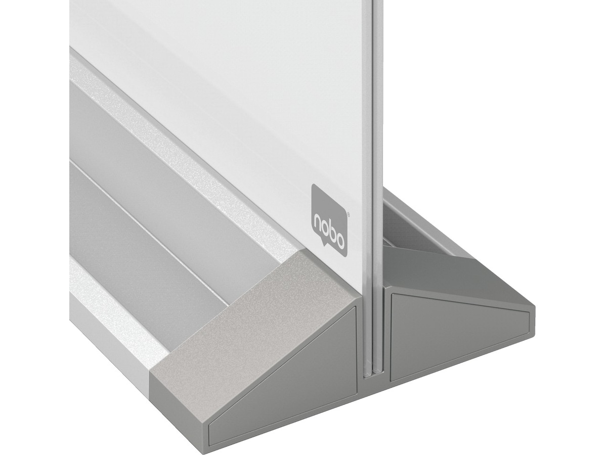 Nobo tvåsidig skrivbordstavla i glas - 60x45 cm Tillbehör till arbetsstationer och kontorsbås