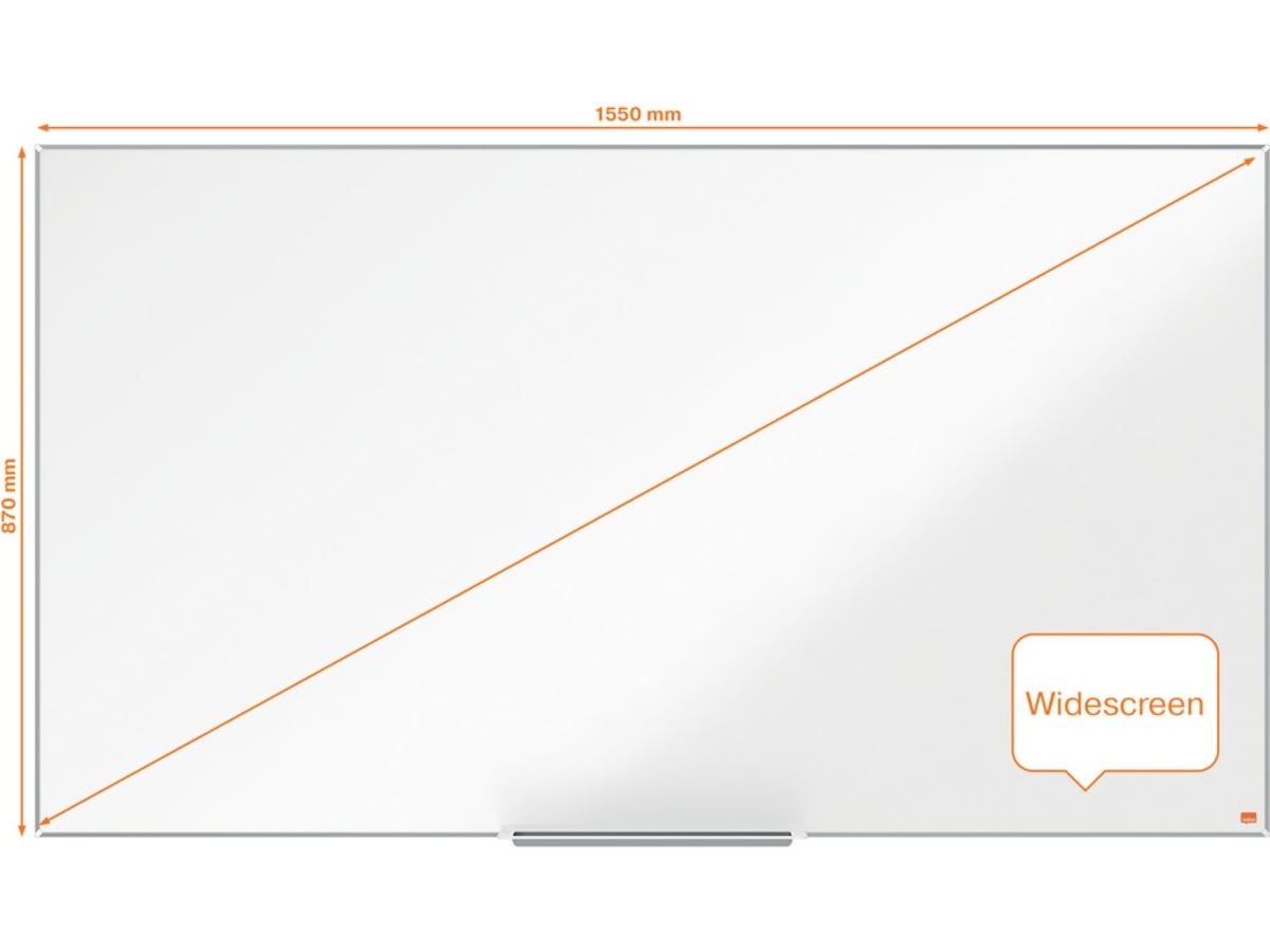 Nobo Whiteboard Impression Pro Widescreen 70" emaljerad magnetisk tavla Whiteboards