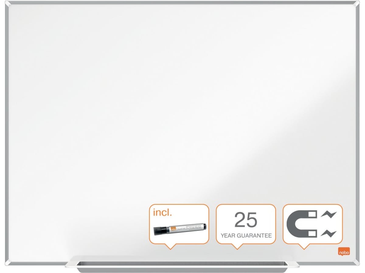 Nobo Whiteboard Impression Pro Emaljerad magnetisk tavla 60x45 cm Whiteboards