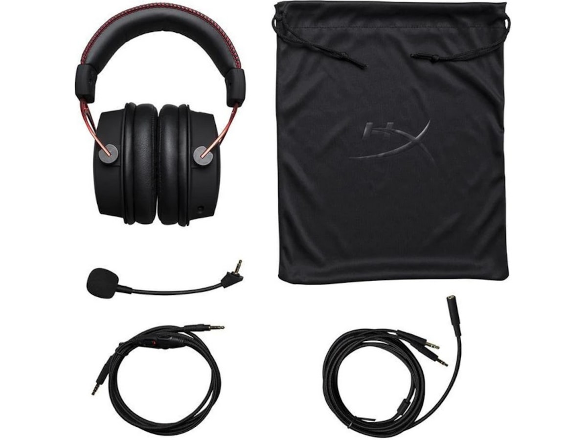 HyperX Cloud Alpha Gaming Headset (svart/röd) Gamingheadset