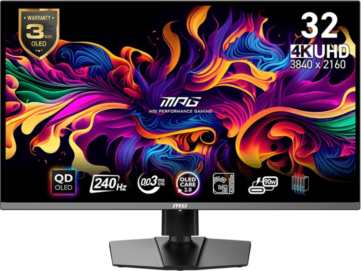MSI 32" 4K gamingskärm MPG 321URX Gamingskärmar