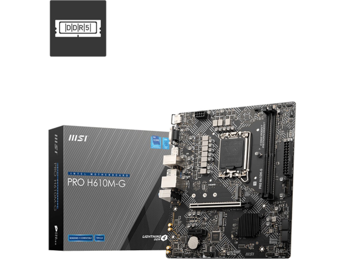 MSI PRO H610M-G Moderkort
