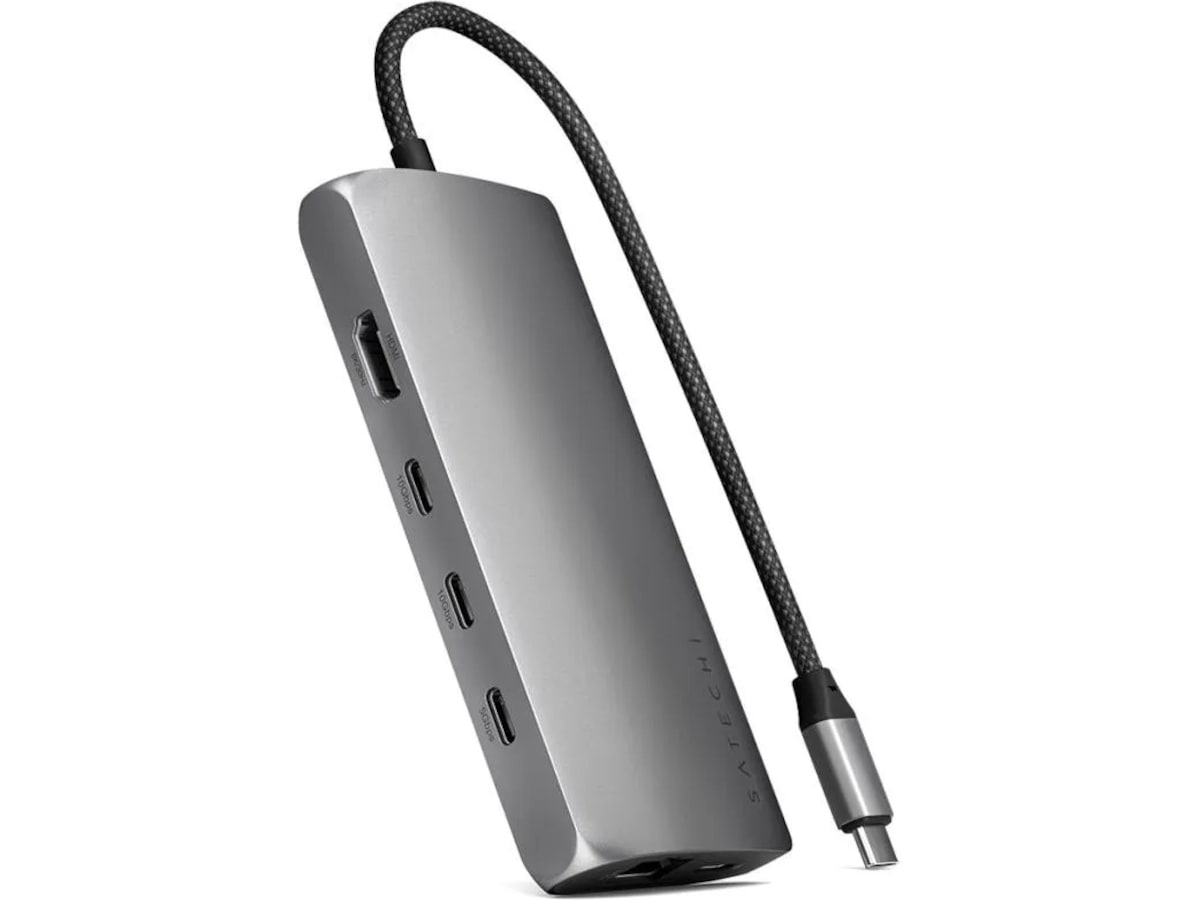 Satechi Multiport 8K Docking (space gray) Dockningsstation och USB-hub