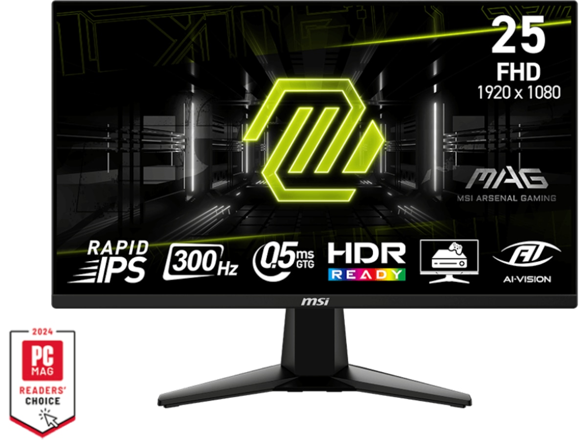 MSI 25" gamingskärm MAG 255XF Gamingskärmar