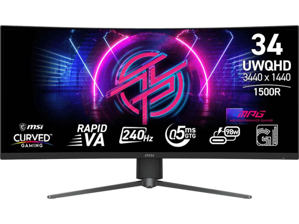 MSI 34" curved gamingskärm MAG 346CQRF X24 Gamingskärmar