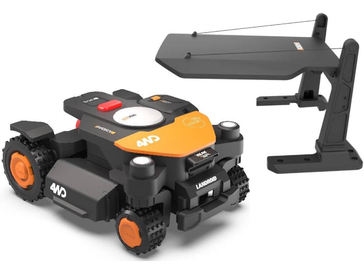 WORX WR342E Landroid Vision Cloud AWD + garasje Robotgräsklippare