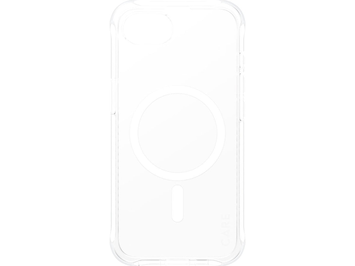PanzerGlass CARE iPhone 16e Fashion MagSafe skal (transparent/vit) Mobilskal