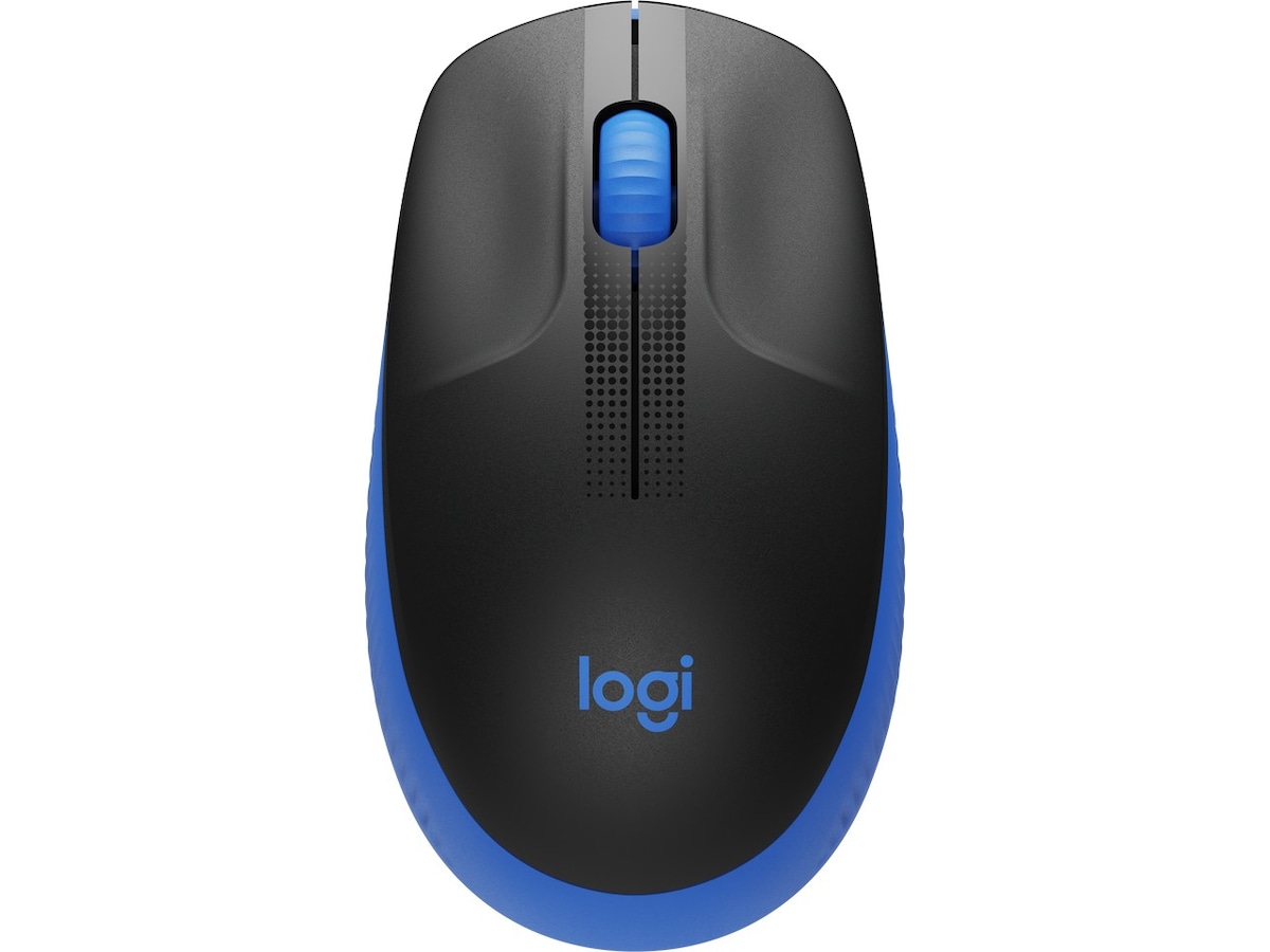 Logitech M190 Normalstor trådlös mus blå Mus