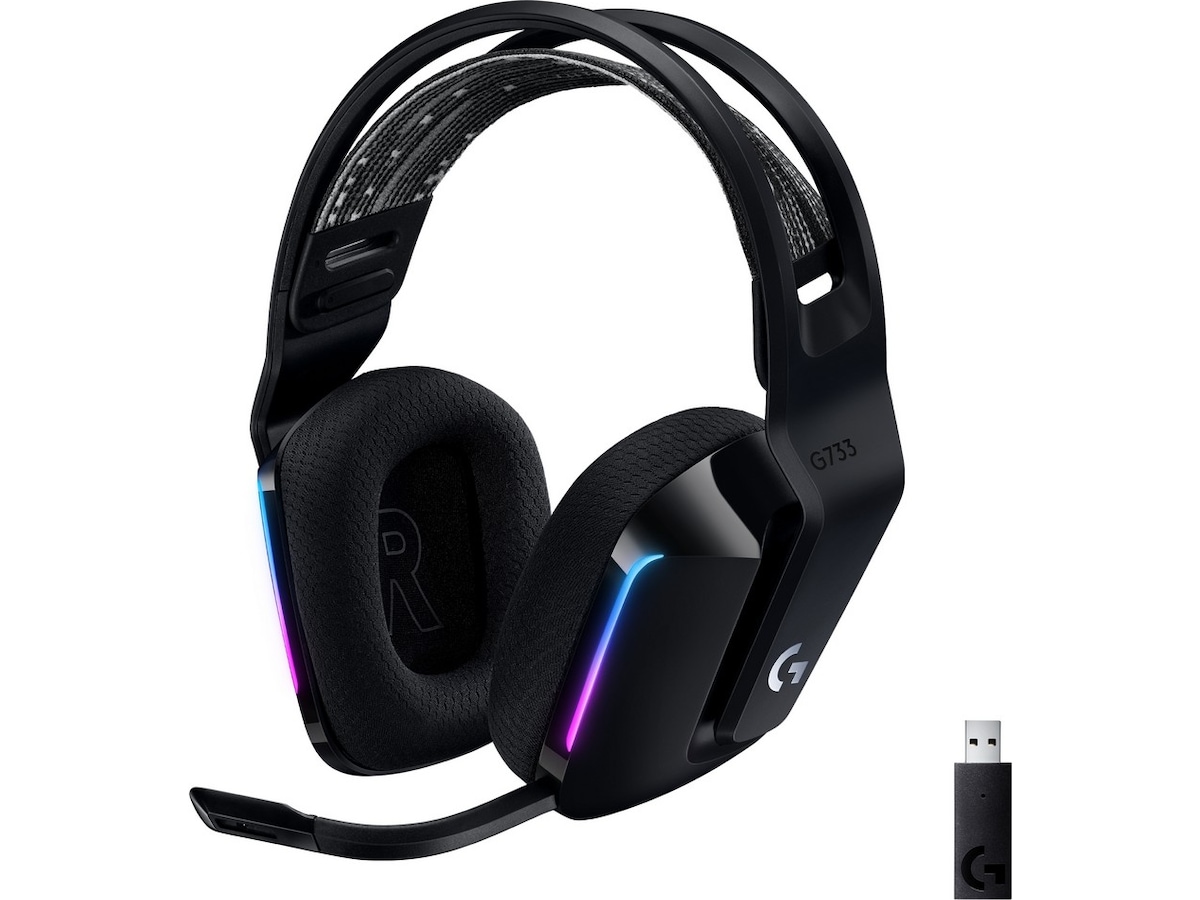 Logitech G733 LIGHTSPEED Trådlöst Gaming Headset (svart) Gamingheadset