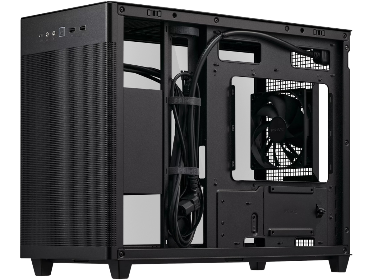 ASUS Prime AP201 Tempered Glass Mini Tower (svart) Mini/Micro/Nano tower