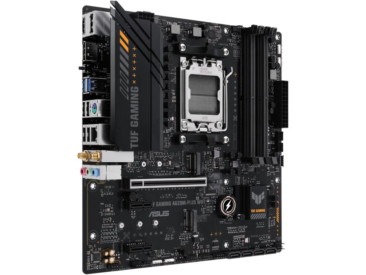 ASUS TUF GAMING A620M-PLUS WIFI Moderkort AMD Socket