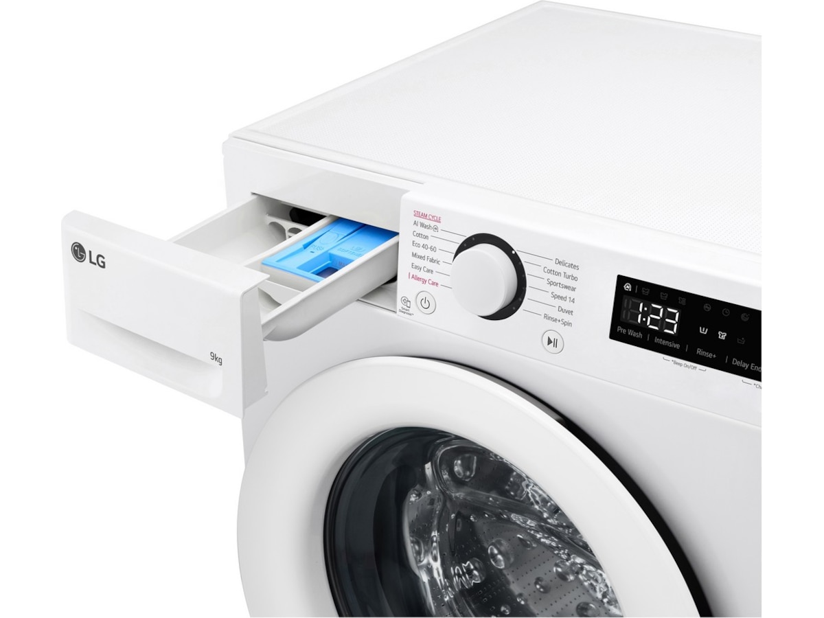 LG F4Y5VYP3W Tvättmaskin (vit) Tvättmaskin