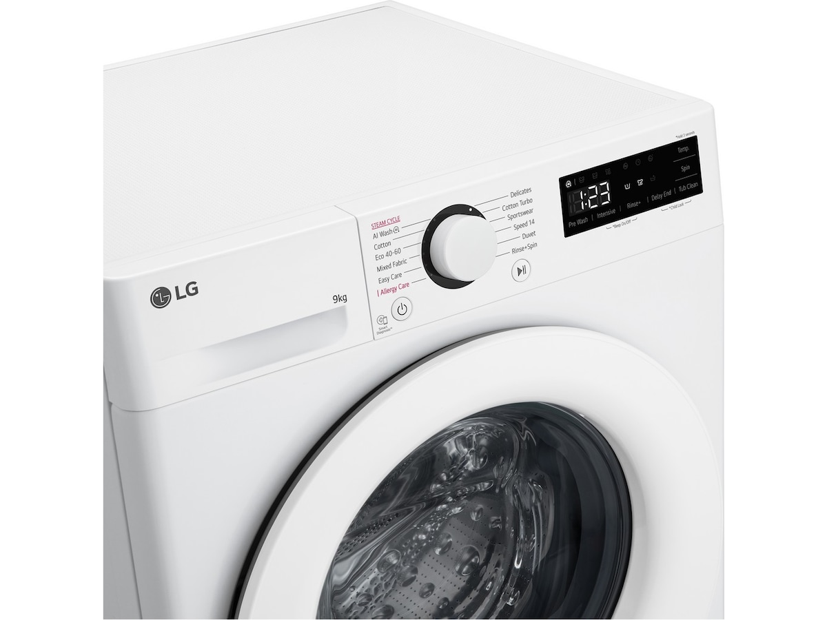 LG F4Y5VYP3W Tvättmaskin (vit) Tvättmaskin