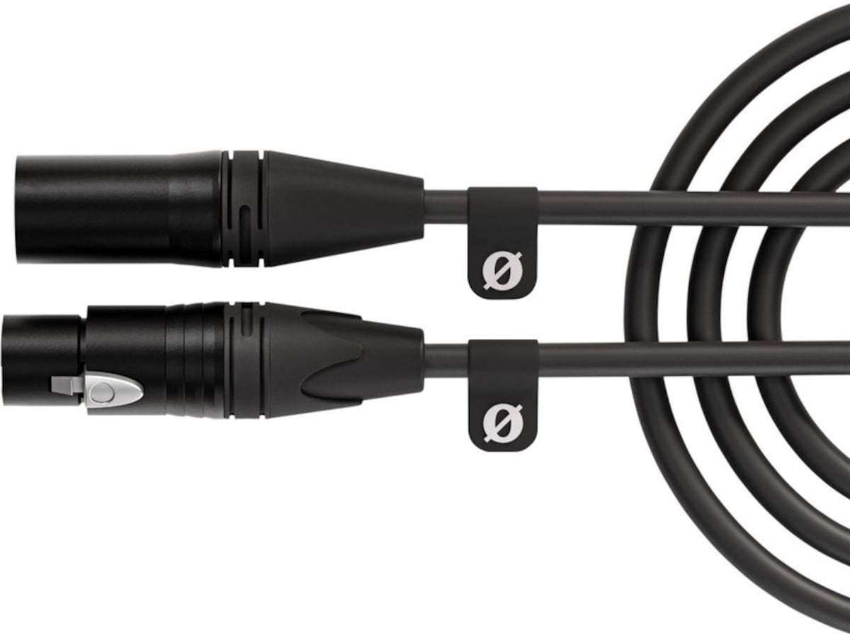 Røde XLR kabel 3m (svart) Mikrofon