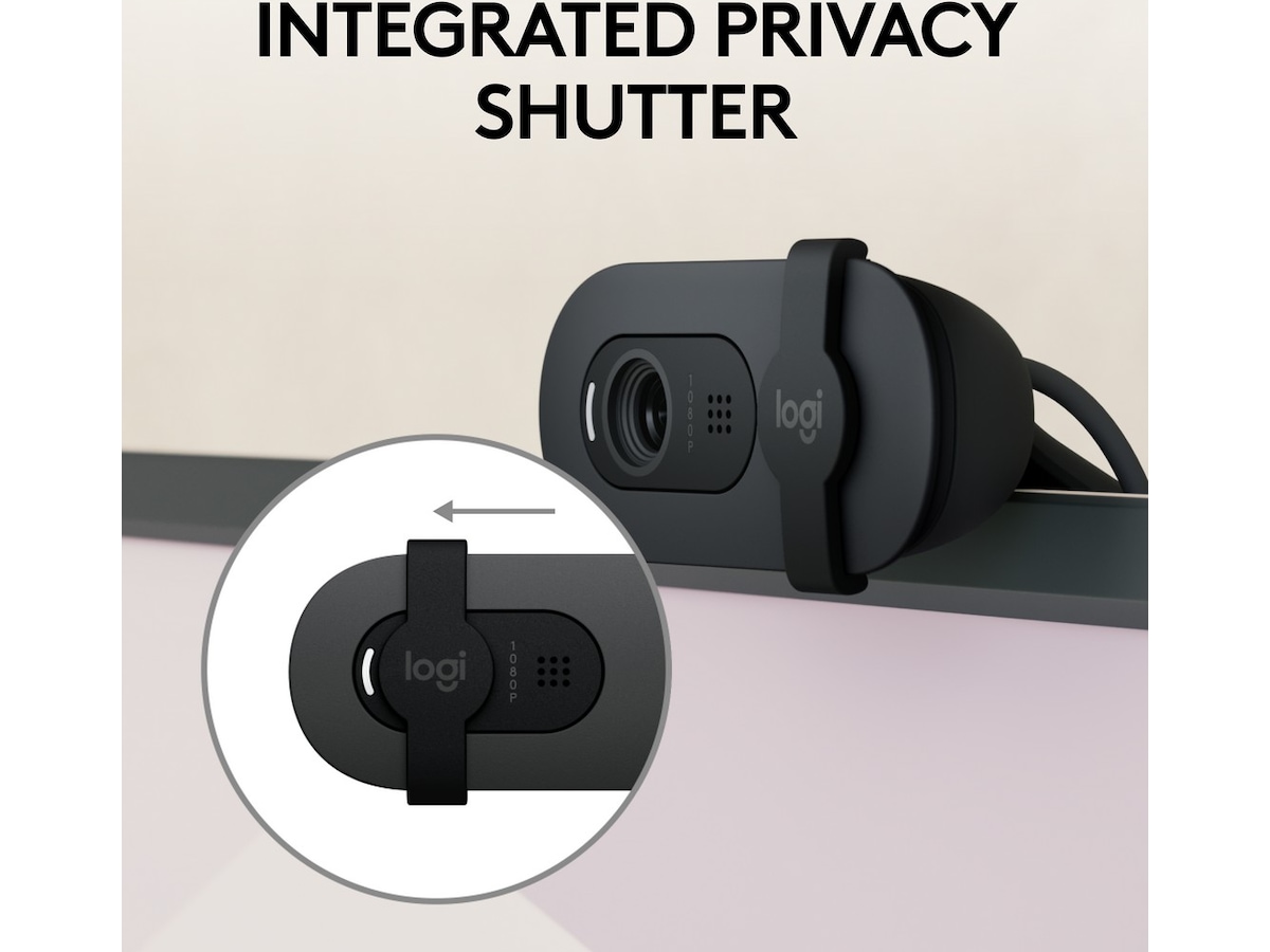 Logitech Brio 100 Full HD webbkamera (graphite) Webbkamera