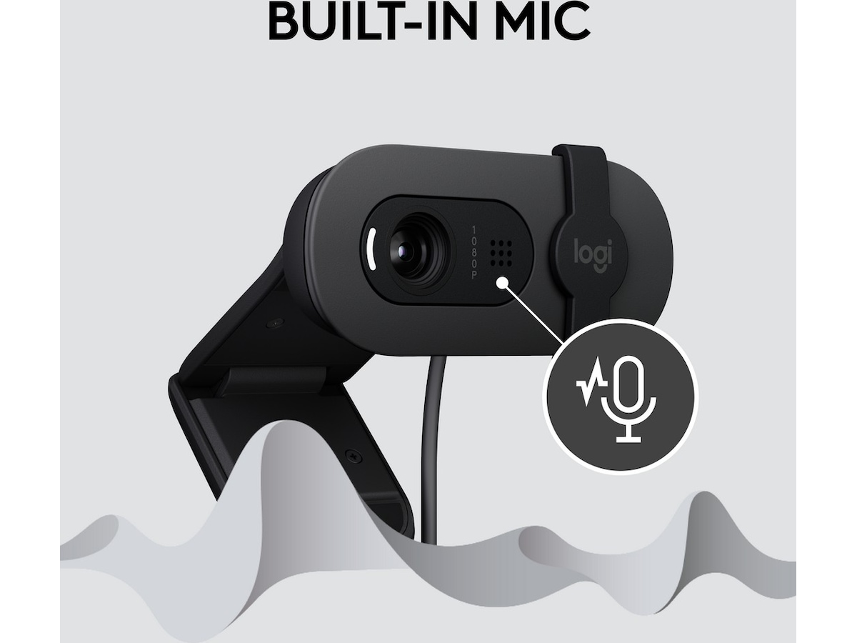 Logitech Brio 100 Full HD webbkamera (graphite) Webbkamera