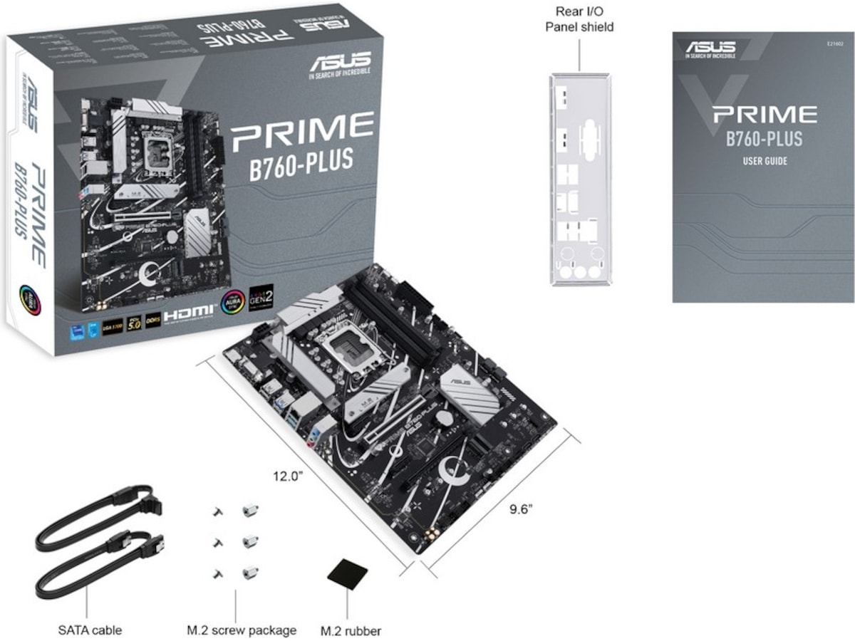 Asus Prime B760-PLUS Moderkort Intel Socket