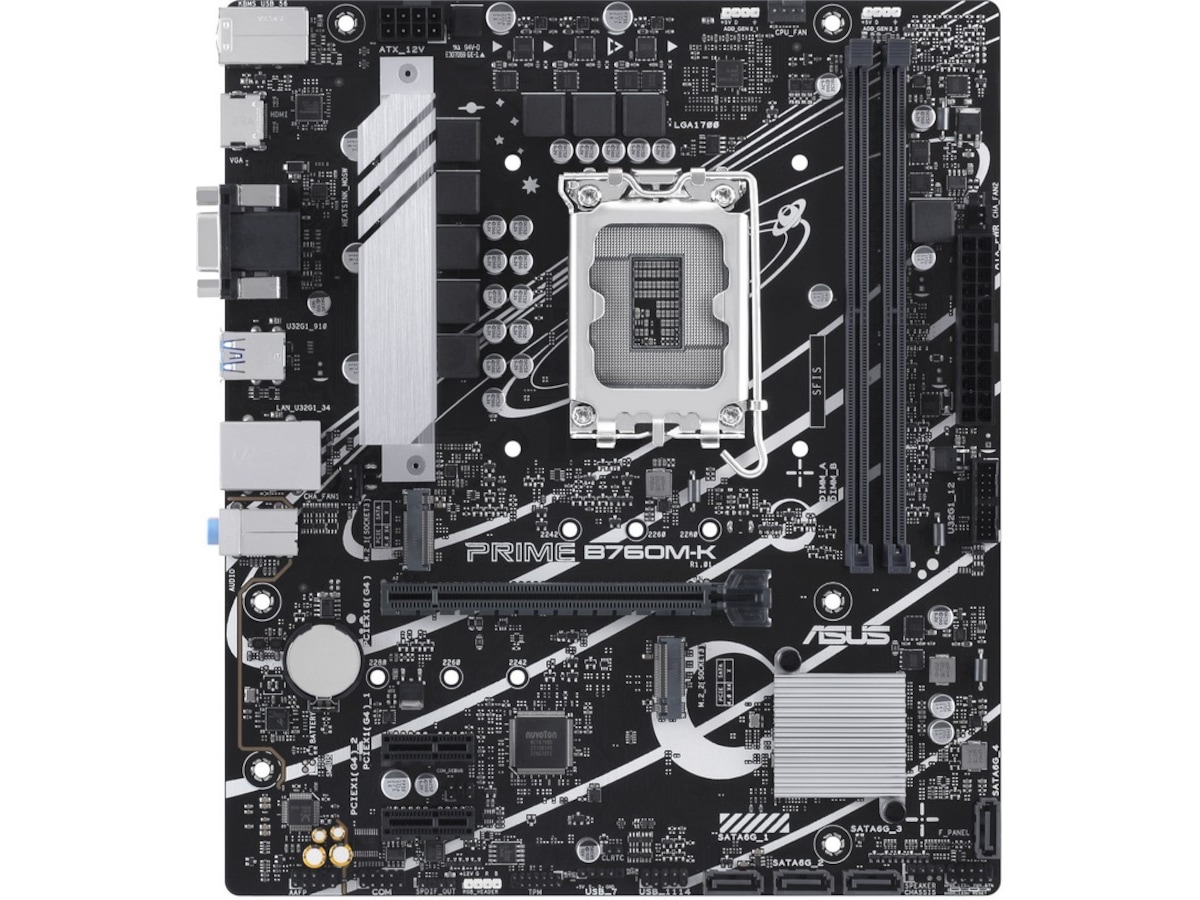 Asus Prime B760M-K Moderkort Intel Socket