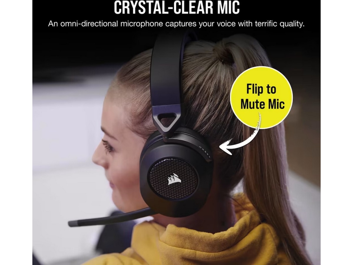 Corsair HS65 Trådlöst Headset (svart) Gamingheadset