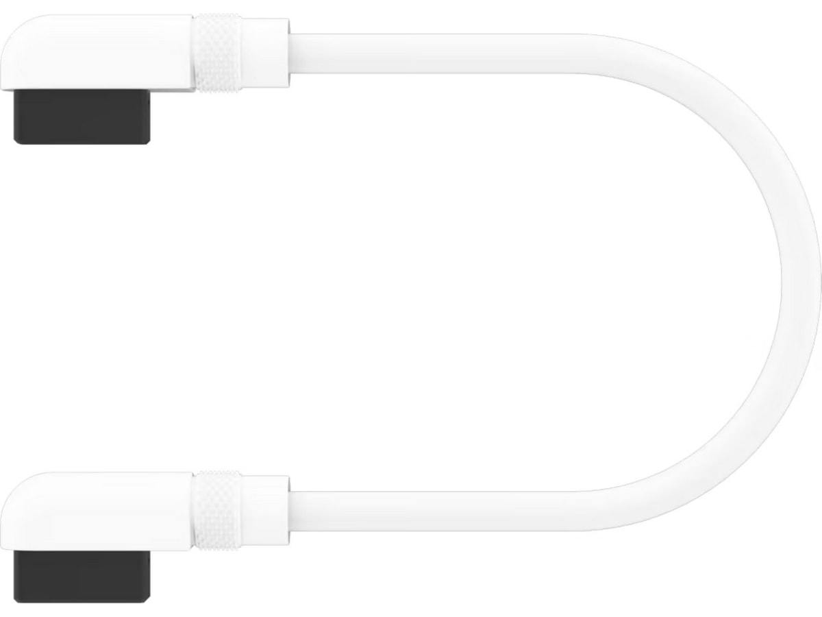 Corsair iCUE Link Kabel 2x 135mm /m Slim 90° (vit) Tillbehör